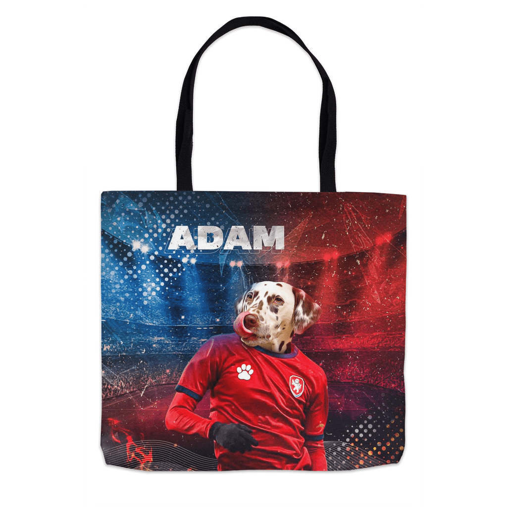 &#39;Czech Doggos Soccer&#39; Personalized Tote Bag