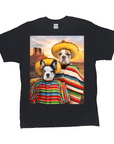 Camiseta personalizada para 2 mascotas '2 Amigos' 