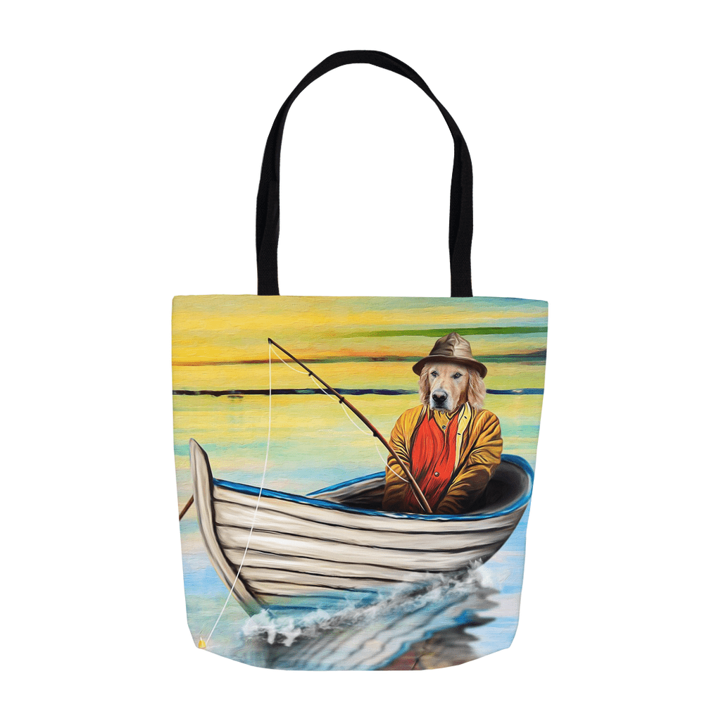 &#39;The Fisherman&#39; Personalized Tote Bag