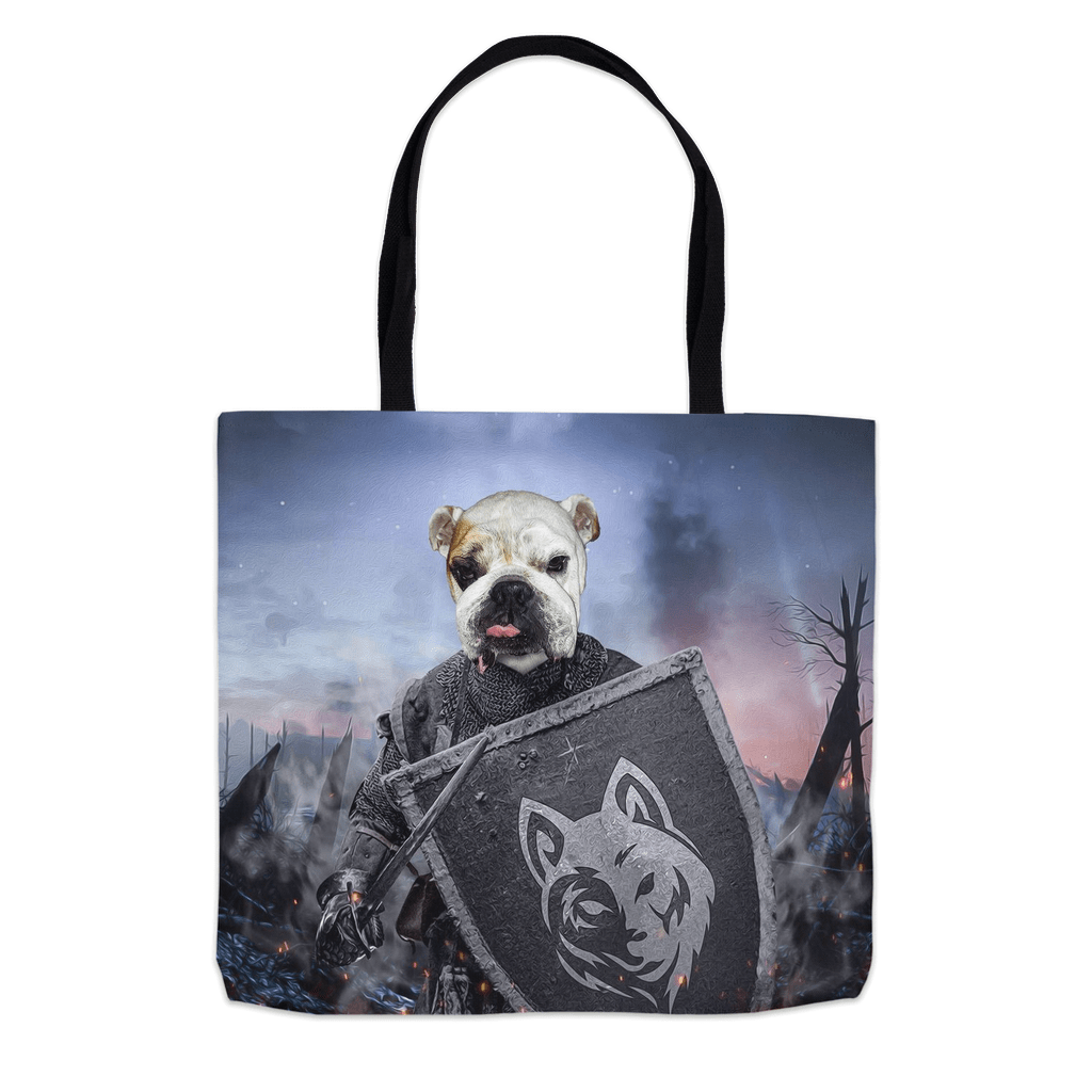 &#39;The Warrior&#39; Personalized Tote Bag