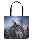 'The Warrior' Personalized Tote Bag
