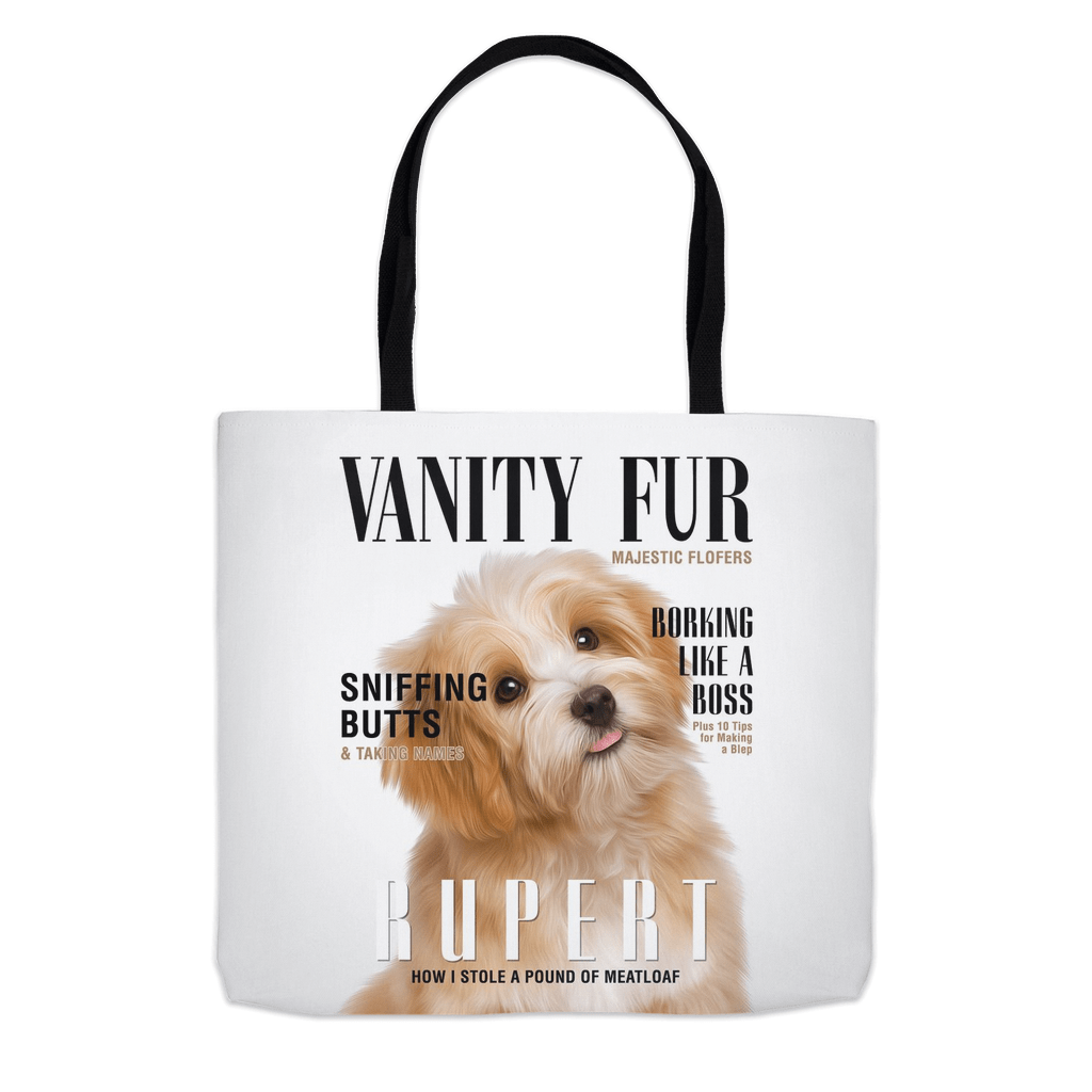 &#39;Vanity Fur&#39; Personalized Tote Bag
