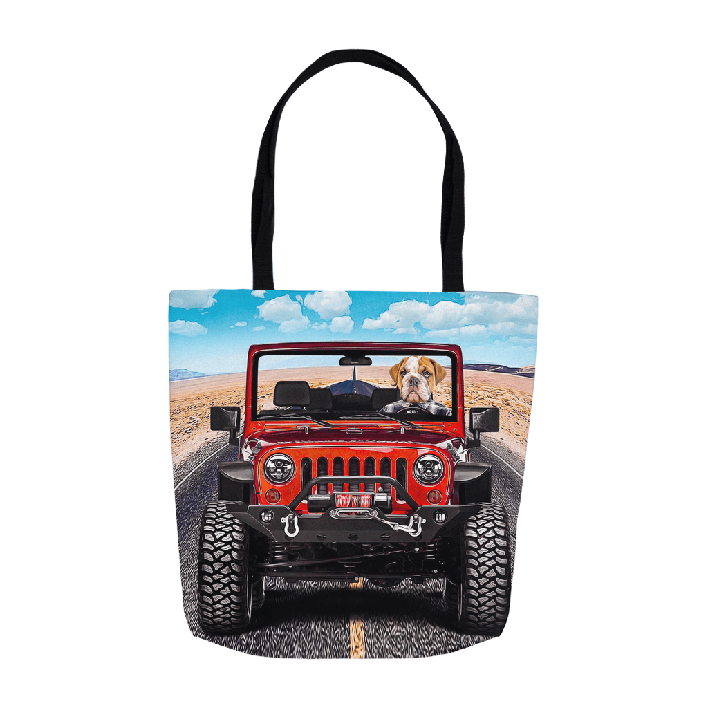 &#39;The Yeep Cruiser&#39; Personalized Tote Bag