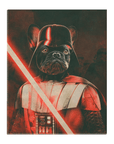 'Darth Woofer' Personalized Pet Standing Canvas