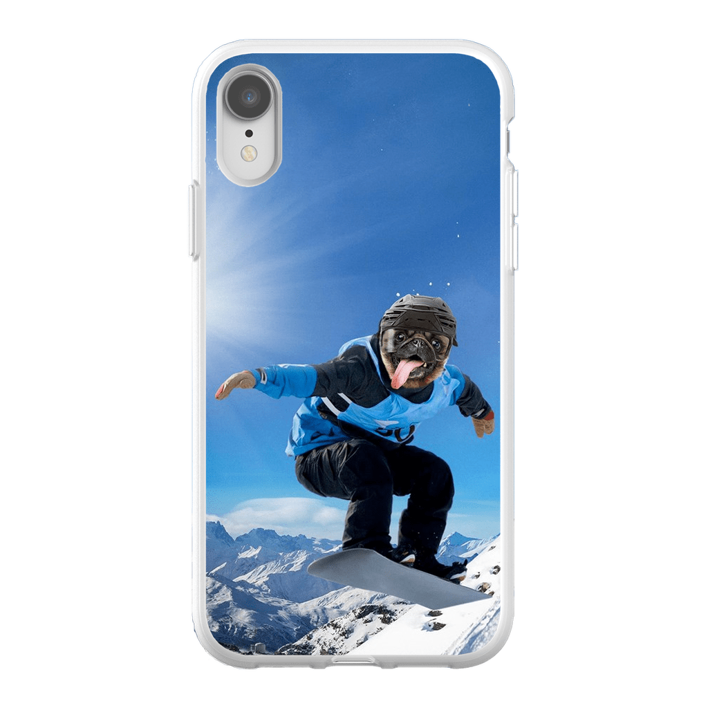 Funda para móvil personalizada &#39;El snowboarder&#39;