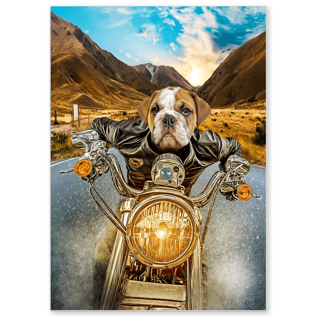 &#39;Harley Wooferson&#39; Personalized Pet Poster