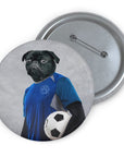 Soccer Player Custom Pin