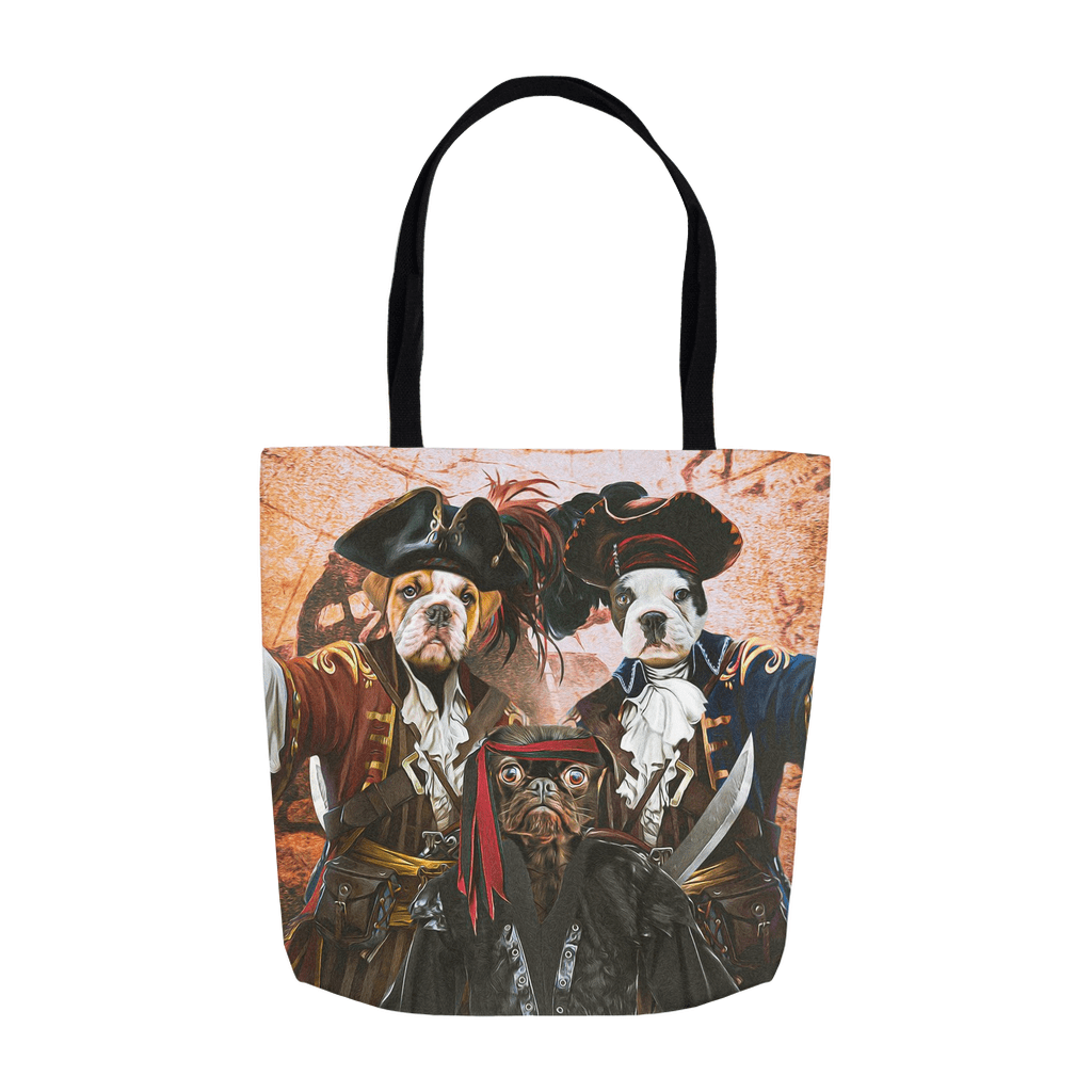 &#39;The Pirates&#39; Personalized 3 Pet Tote Bag