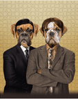 Puzzle personalizado de 2 mascotas 'The Woofice'
