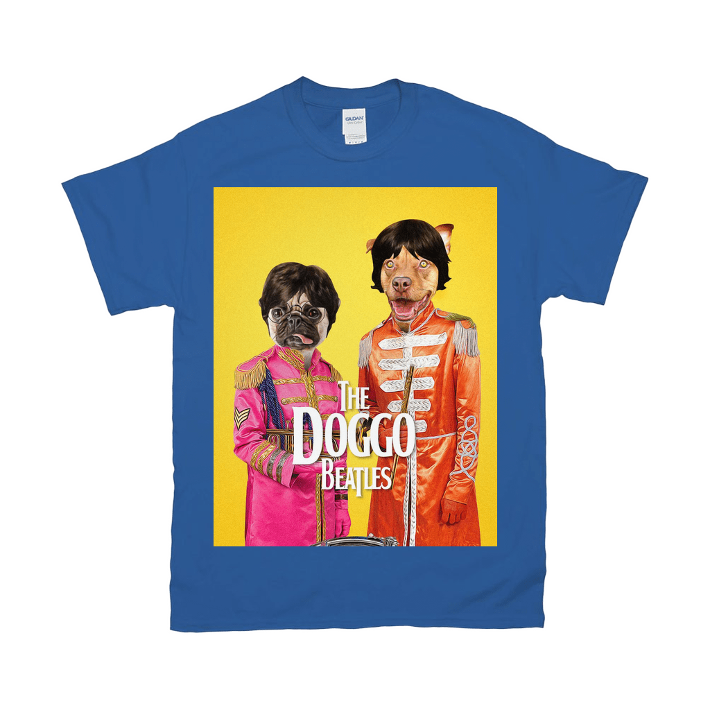 &#39;The Doggo Beatles&#39; Personalized 2 Pet T-Shirt