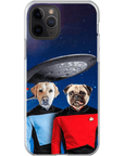 'Doggo-Trek' Personalized 2 Pet Phone Case