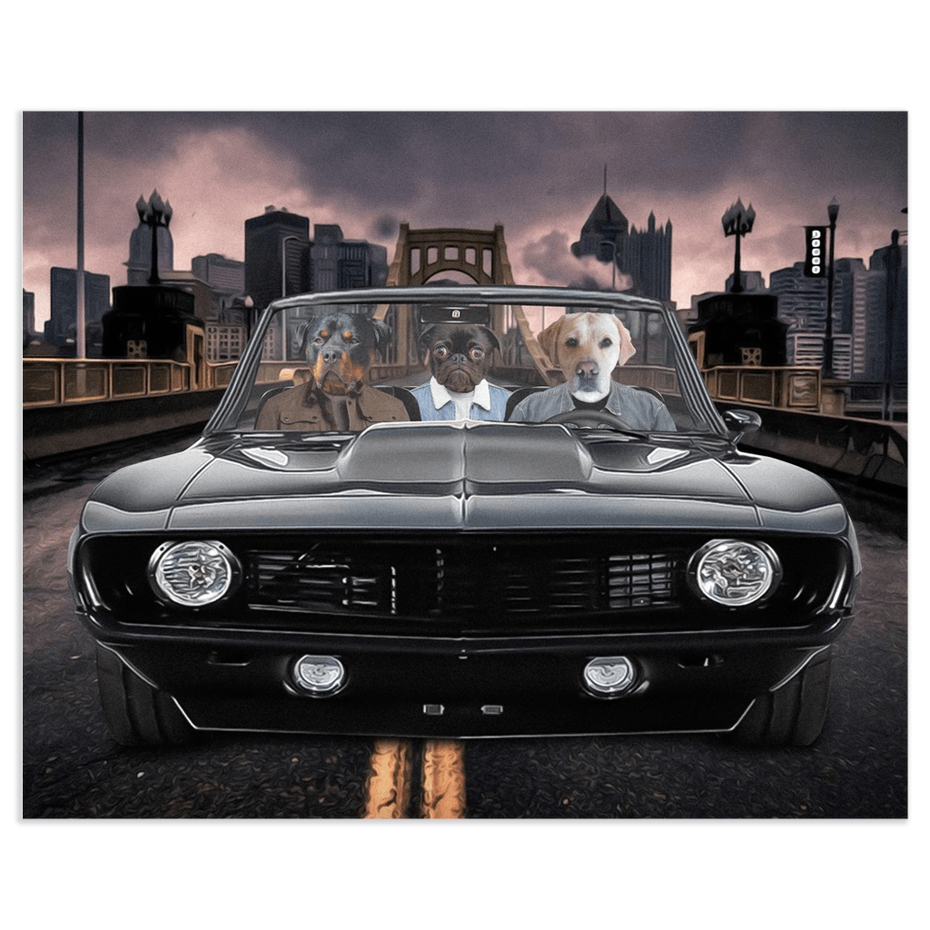 &#39;The Classic Pawmaro&#39; Personalized 3 Pet Poster