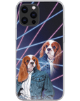 '1980s Lazer Portrait (Female)' Personalized Pet Phone Case