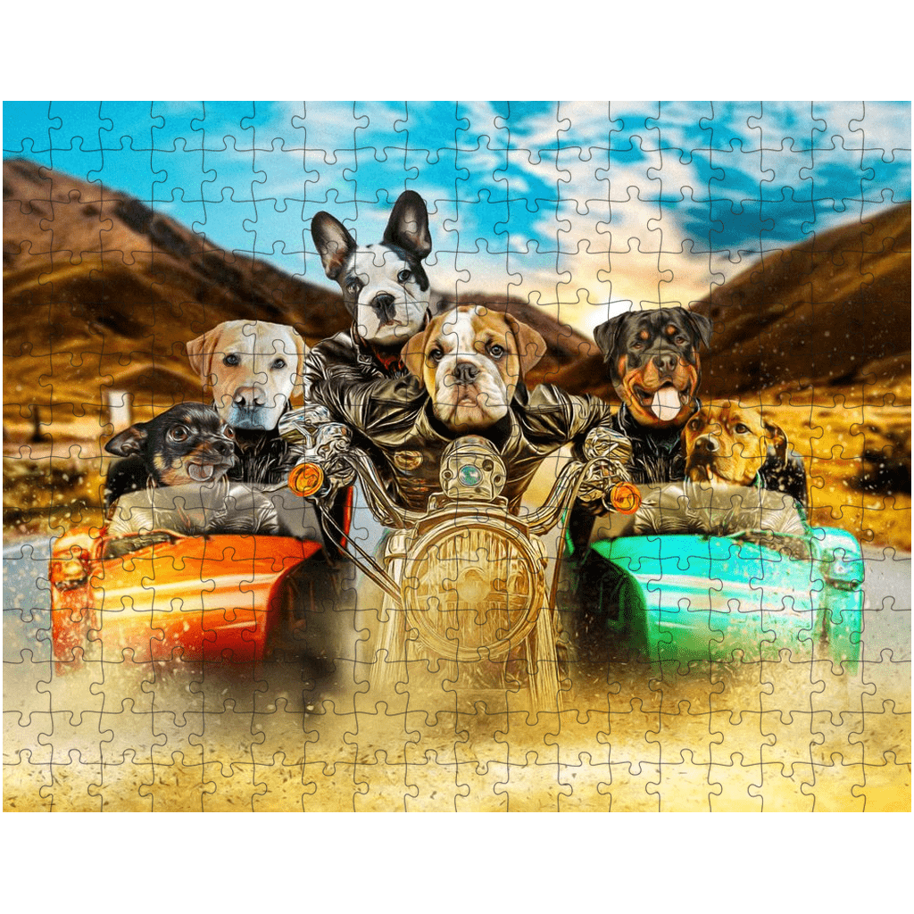 &#39;Harley Wooferson&#39; Personalized 6 Pet Puzzle