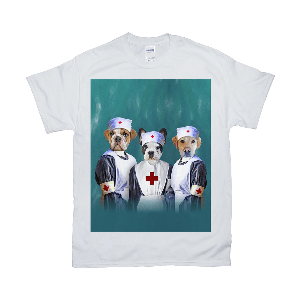 &#39;The Nurses&#39; Personalized 3 Pet T-Shirt
