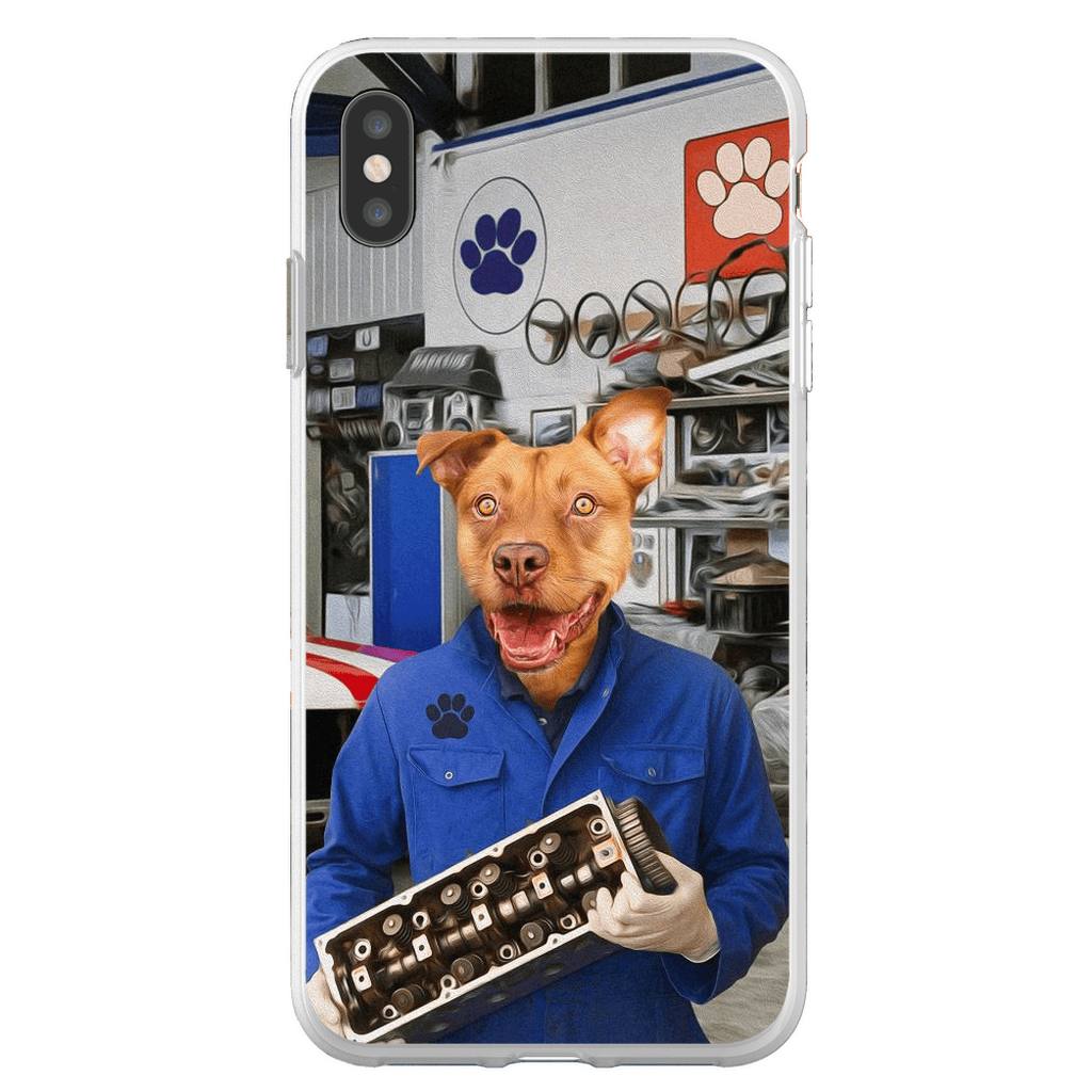 &#39;The Mechanic&#39; Personalized Phone Case