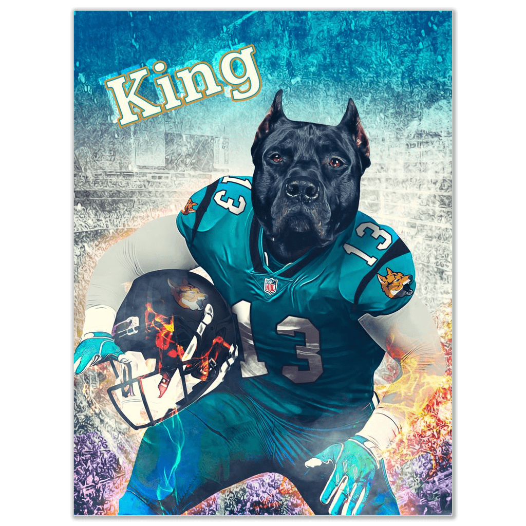 &#39;Jacksonville Doggos&#39; Personalized Pet Poster