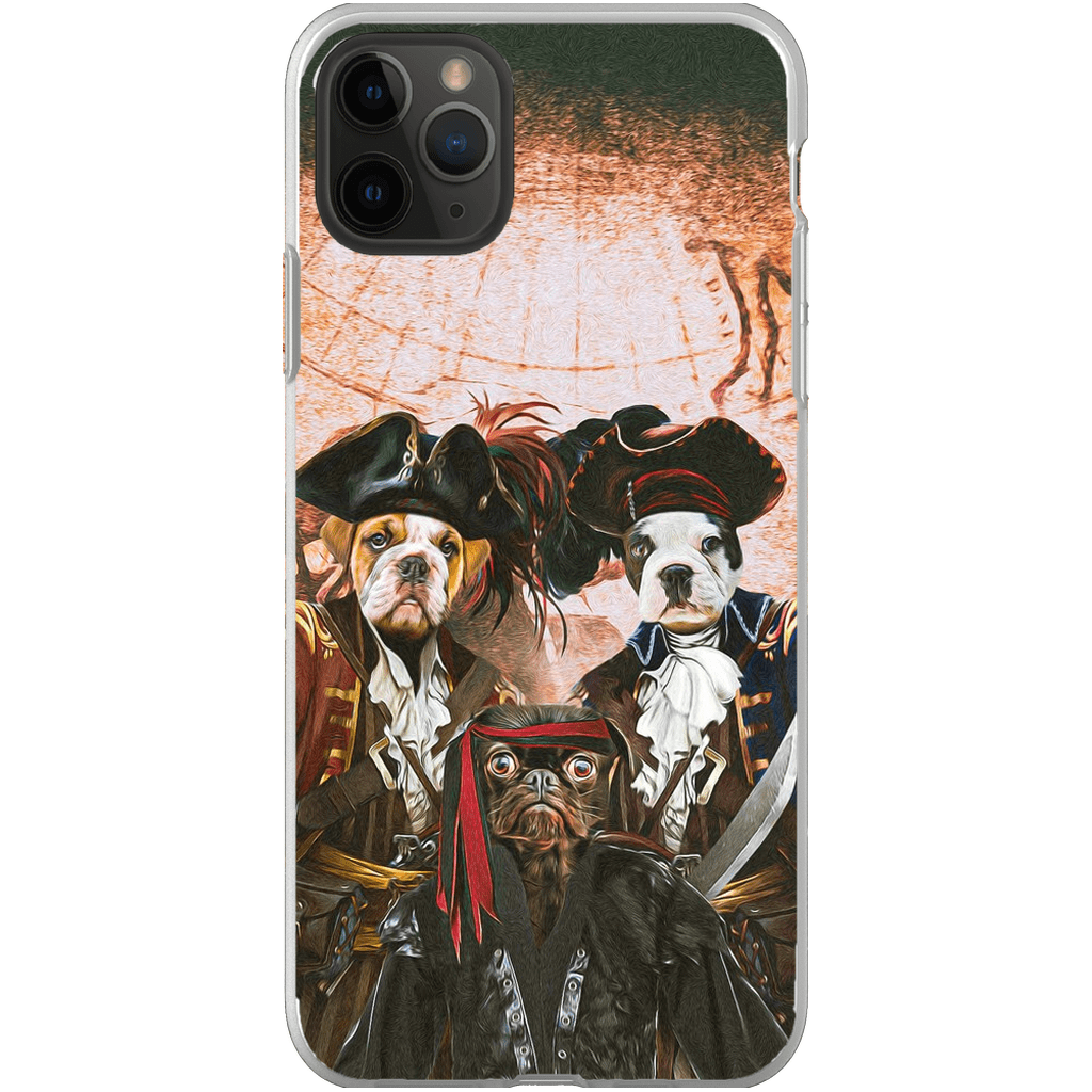 &#39;The Pirates&#39; Personalized 3 Pet Phone Case