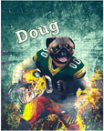 Rompecabezas personalizado para mascotas 'Green Bay Doggos'