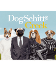 Lienzo personalizado para 4 mascotas 'DogSchitt's Creek'
