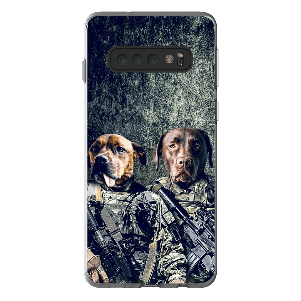 &#39;The Army Veterans&#39; Personalized 2 Pet Phone Case