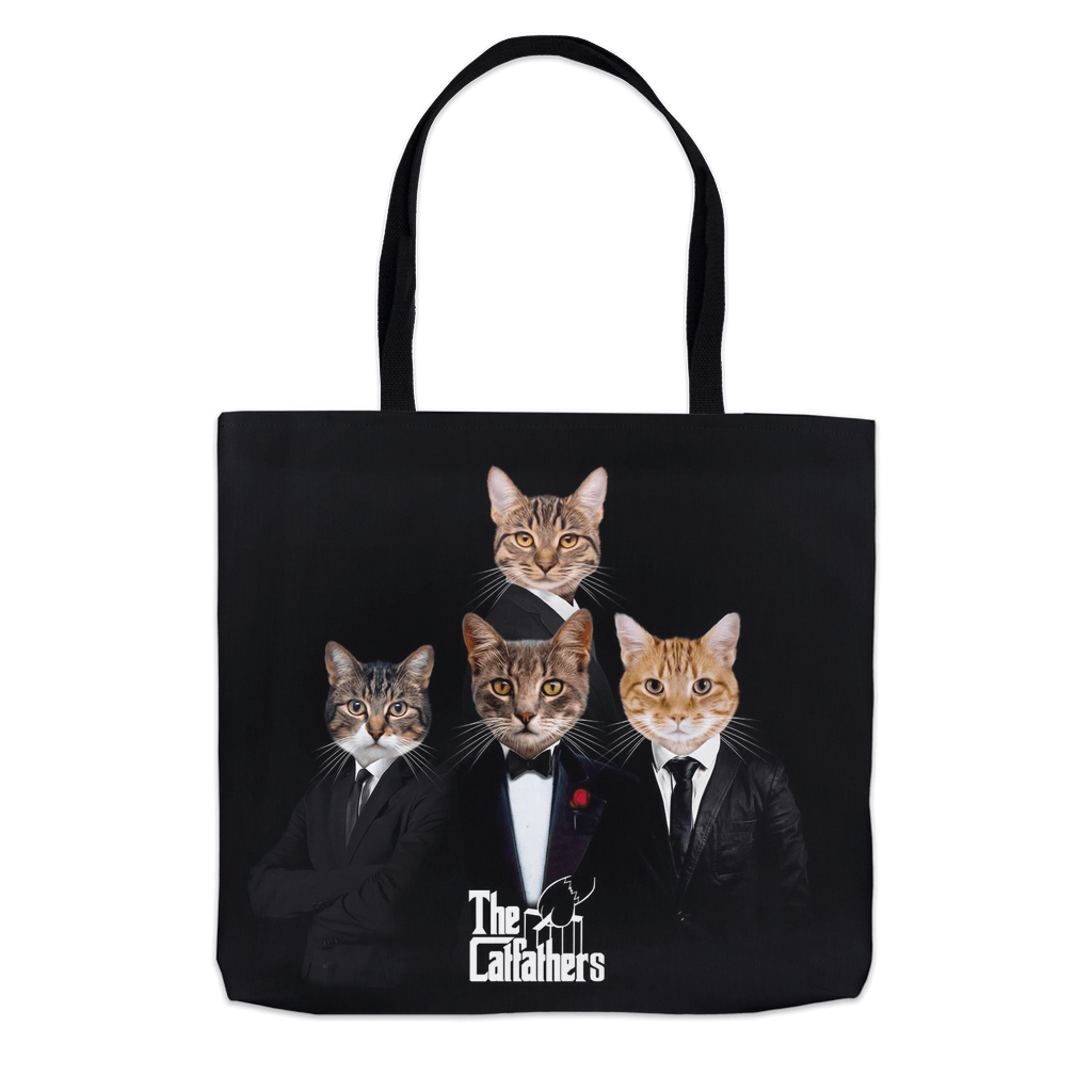 &#39;The Catfathers&#39; Personalized 4 Pet Tote Bag