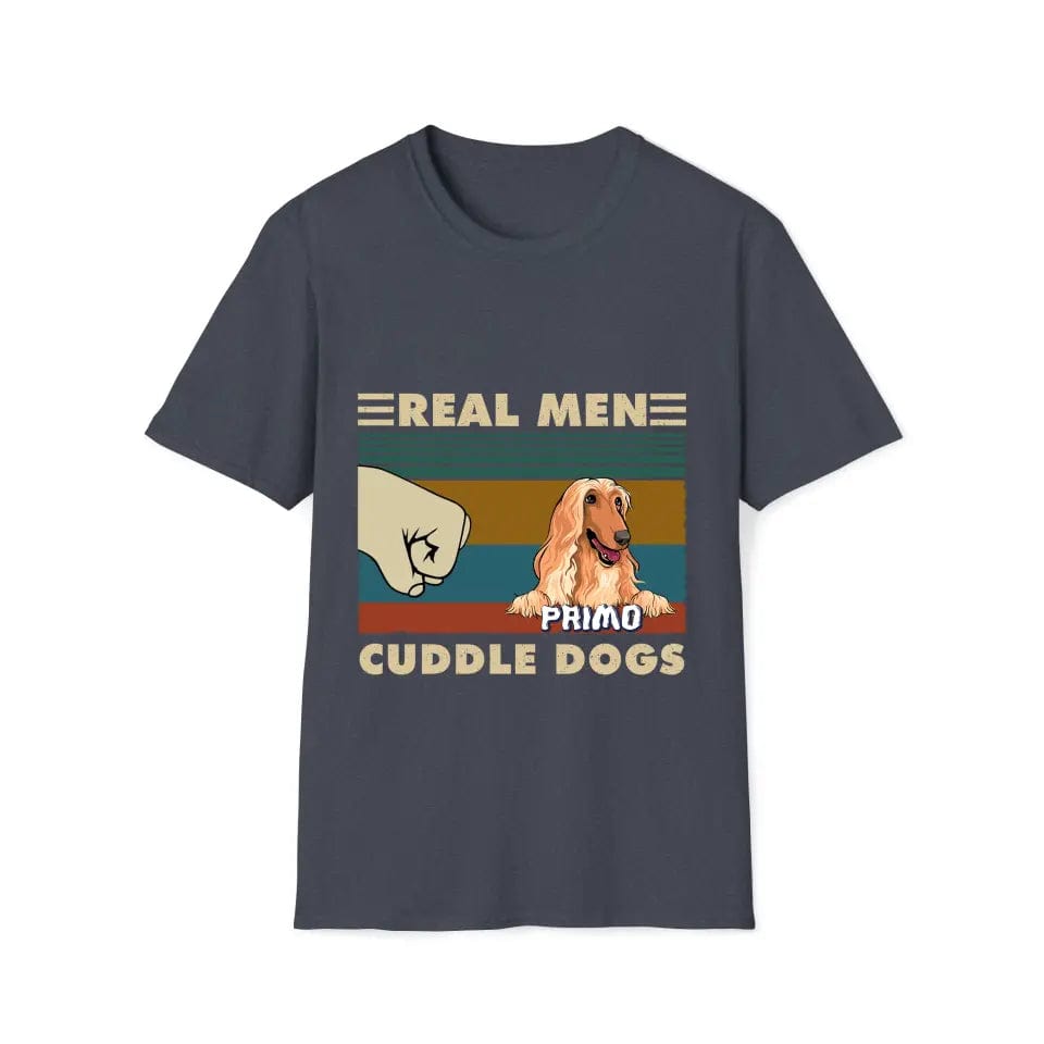 Real Men Cuddle Dogs - Camiseta