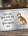 Live Customization Pet Memorial Aluminum Wallet Card