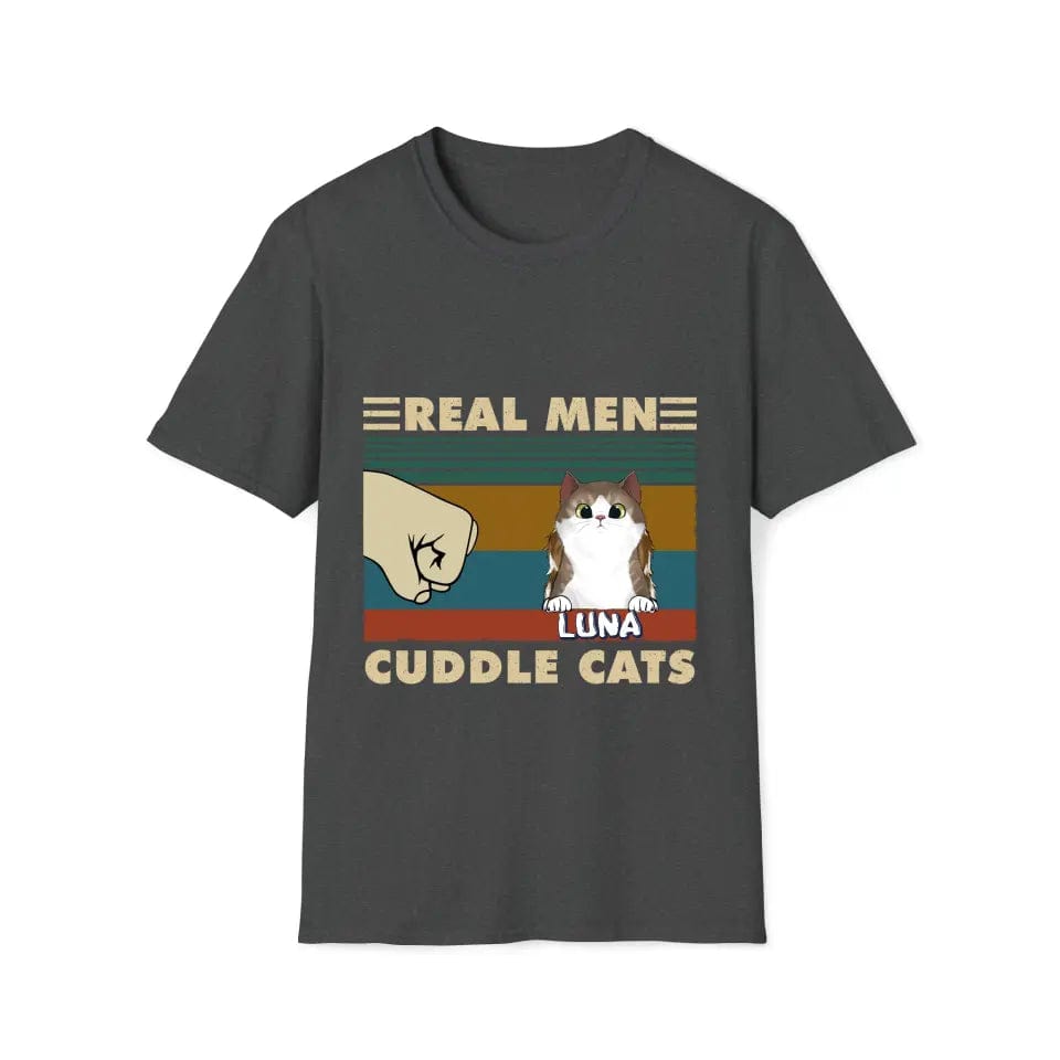 Real Men Cuddle Cats - TShirt