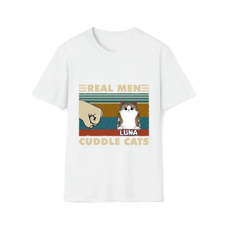 Real Men Cuddle Cats - TShirt