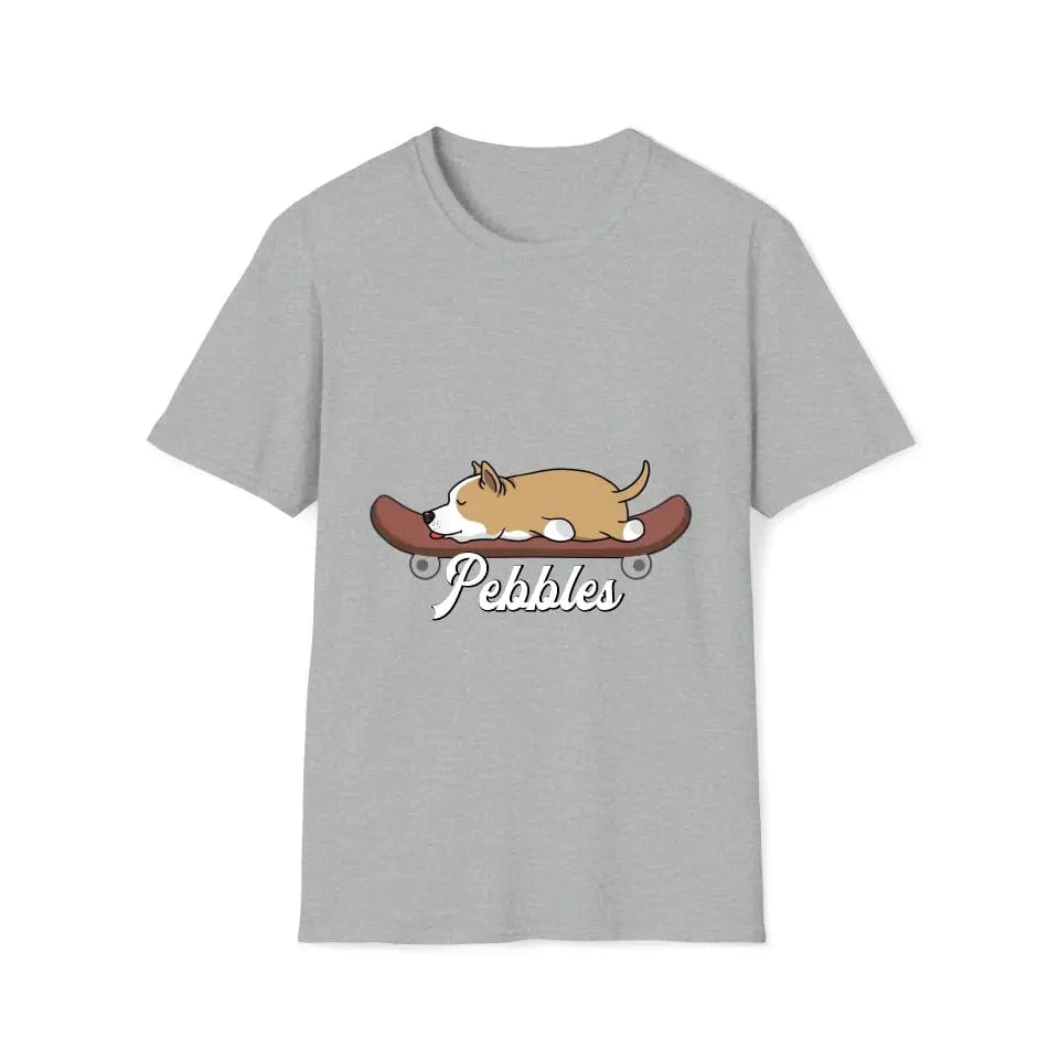 Perro patinador -Camiseta personalizable