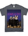 Camiseta personalizada para 2 mascotas 'Humps in the City'