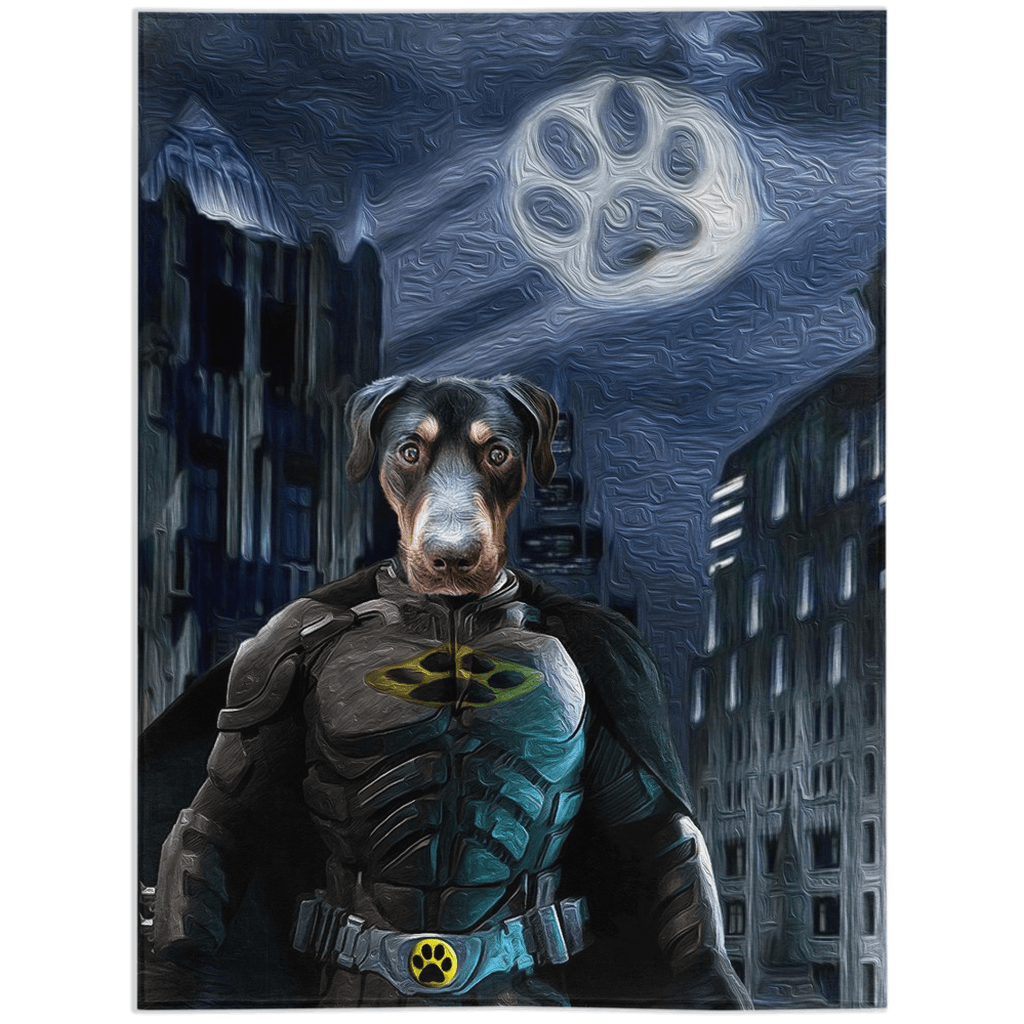 Manta personalizada para mascotas &#39;El Batdog&#39; 