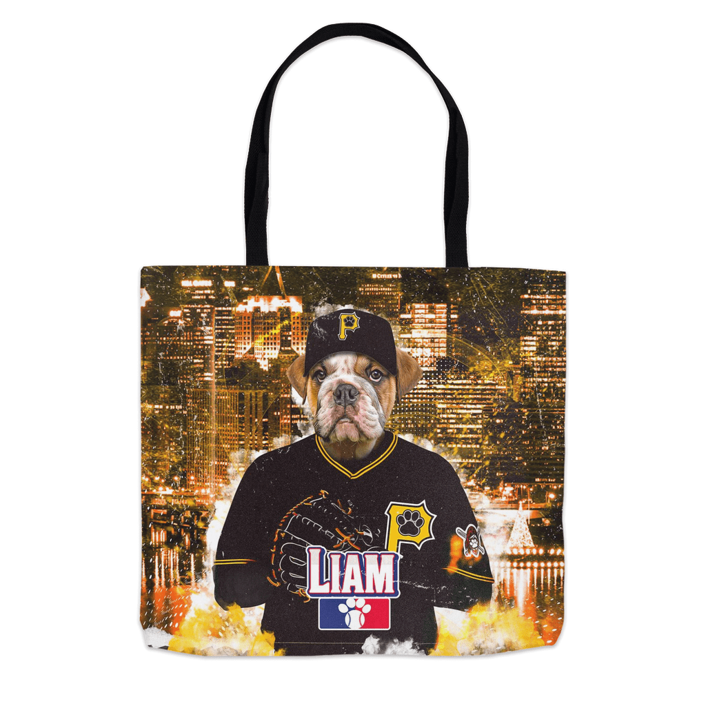 &#39;Pittsburgh Pawrates&#39; Personalized Tote Bag