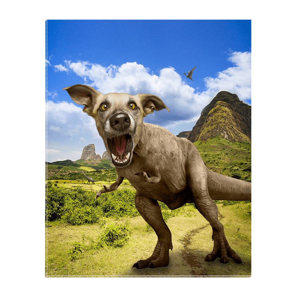 'Pawasaurus Rex' Personalized Pet Standing Canvas