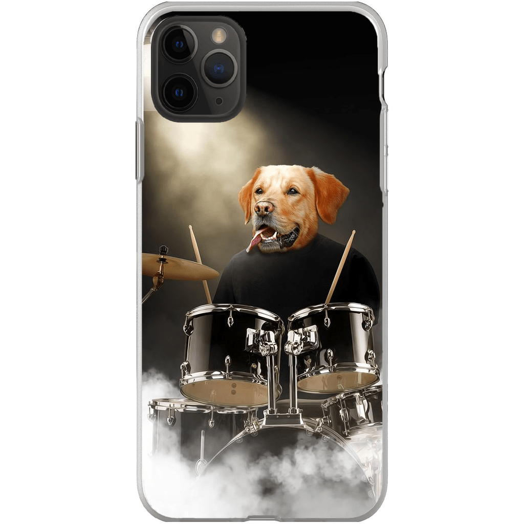 &#39;The Drummer&#39; Personalized Phone Case