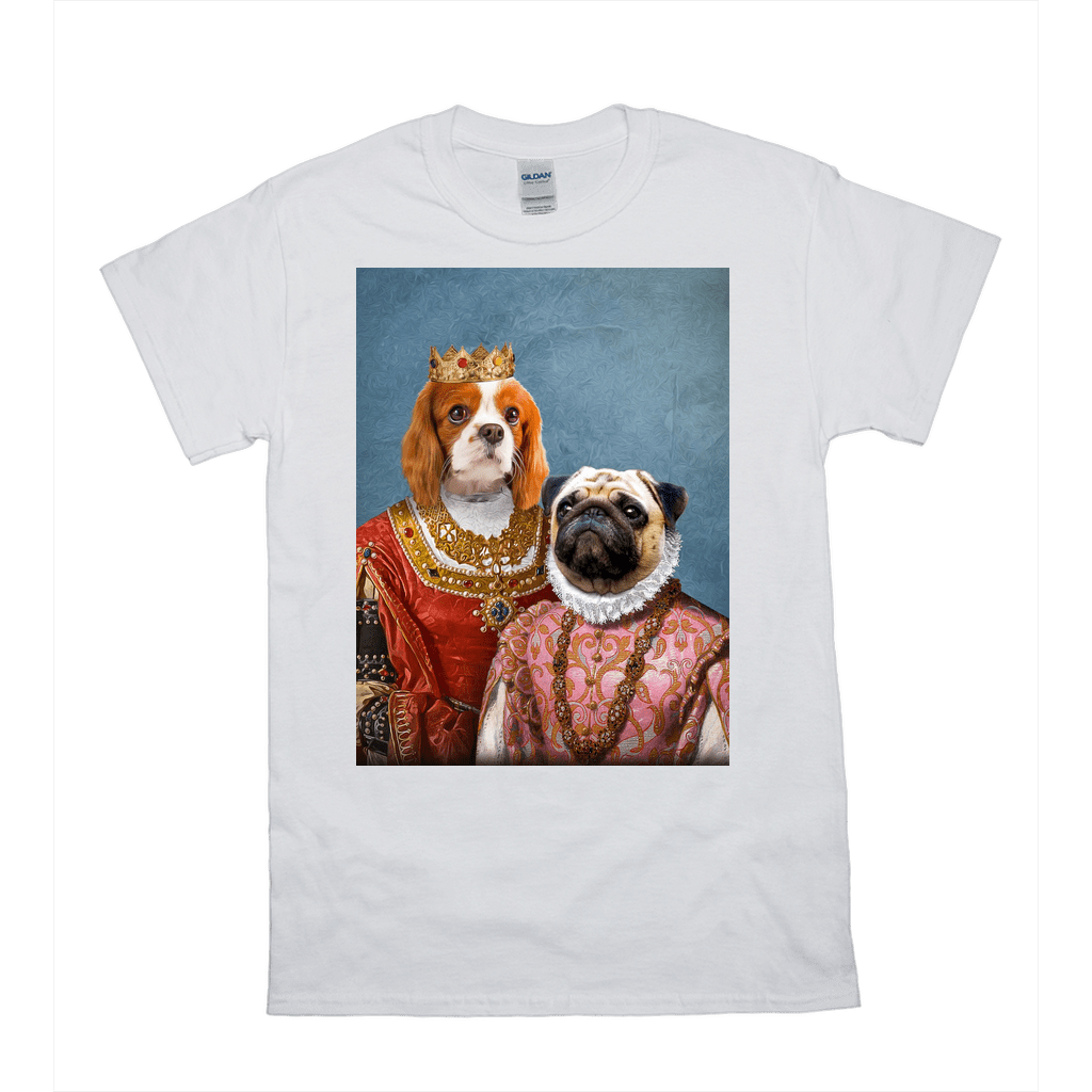 &#39;Queen And Archduchess&#39; Personalized 2 Pet T-Shirt