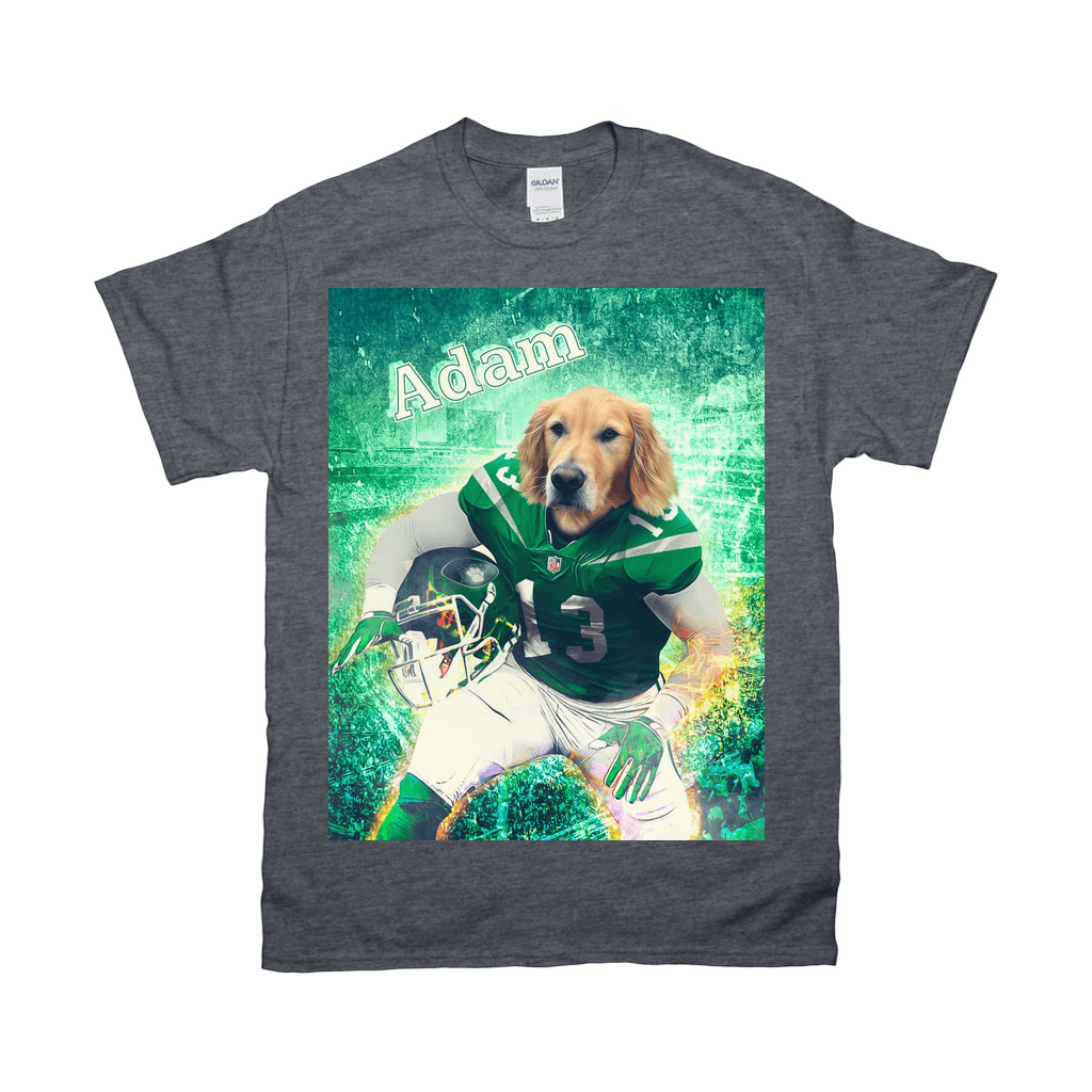 &#39;New York Jet-Doggos&#39; Personalized Pet T-Shirt