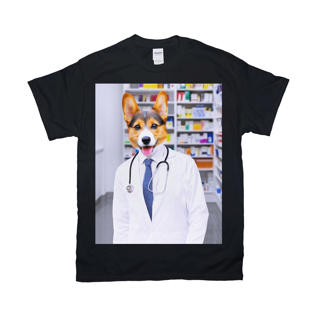 &#39;The Pharmacist&#39; Personalized Pet T-Shirt