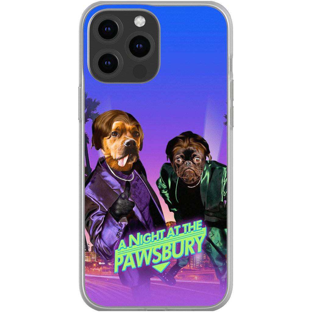 &#39;A Night at the Pawsbury&#39; Personalized 2 Pet Phone Case