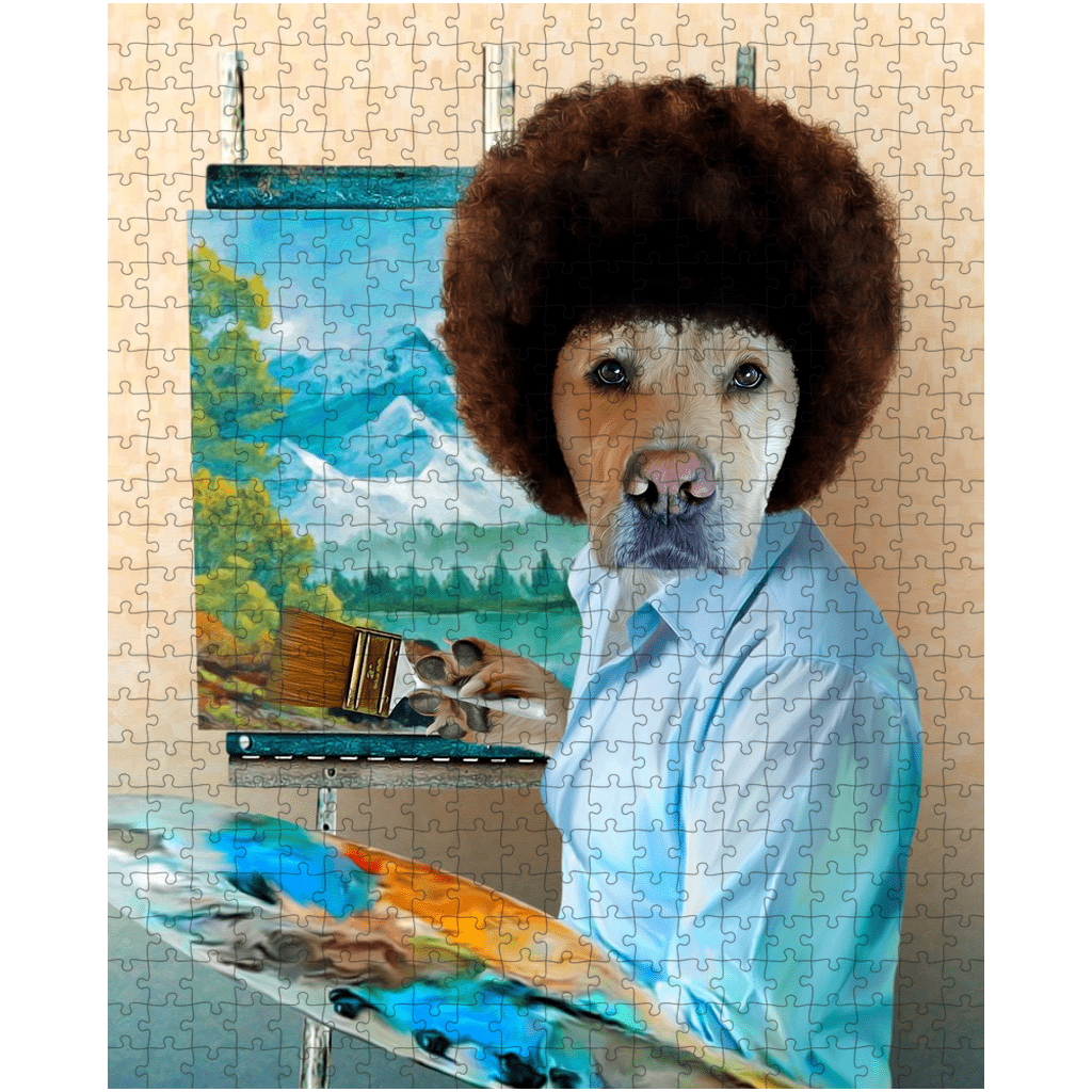 &#39;Dog Ross&#39; Personalized Pet Puzzle
