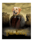 'Lord Of The Woofs' Personalized Pet Standing Canvas