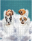 '4 Angels' Personalized 4 Pet Puzzle