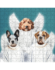 '3 Angels' Personalized 3 Pet Puzzle