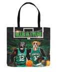 'Boston Walkies' Personalized 2 Pet Tote Bag