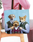 Bolsa de mano personalizada para 3 mascotas 'Step Doggos &amp; Doggette'