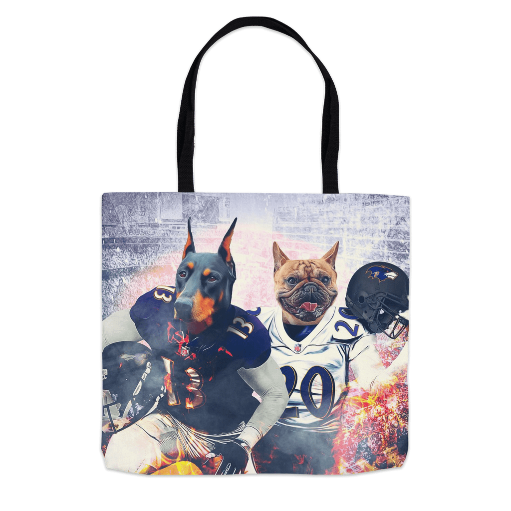 &#39;Baltimore Doggos&#39; Personalized 2 Pet Tote Bag