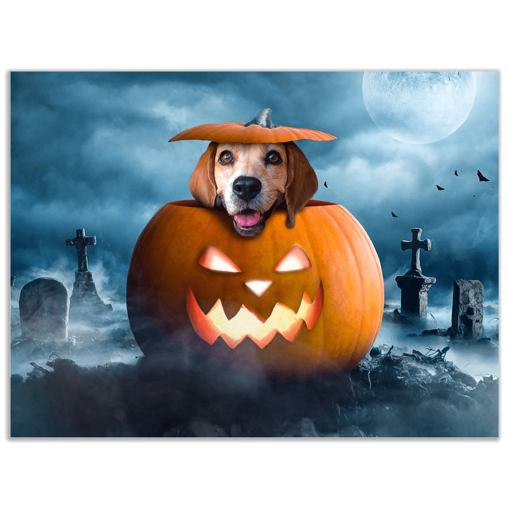 'The Pawmpkin' Personalized Pet Poster – doggovinci