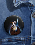 Doggo-Jedi Custom Pin