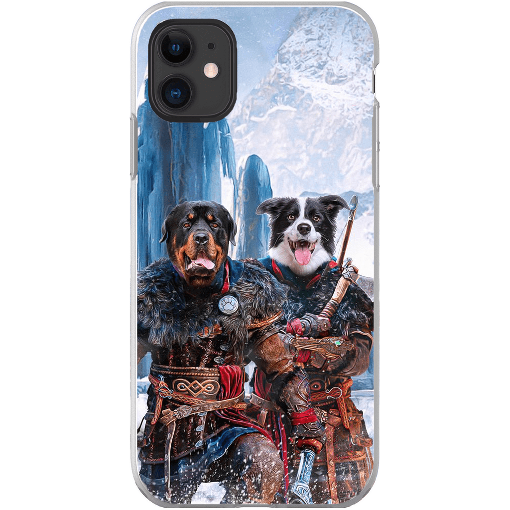 &#39;The Viking Warriors&#39; Personalized 2 Pet Phone Case